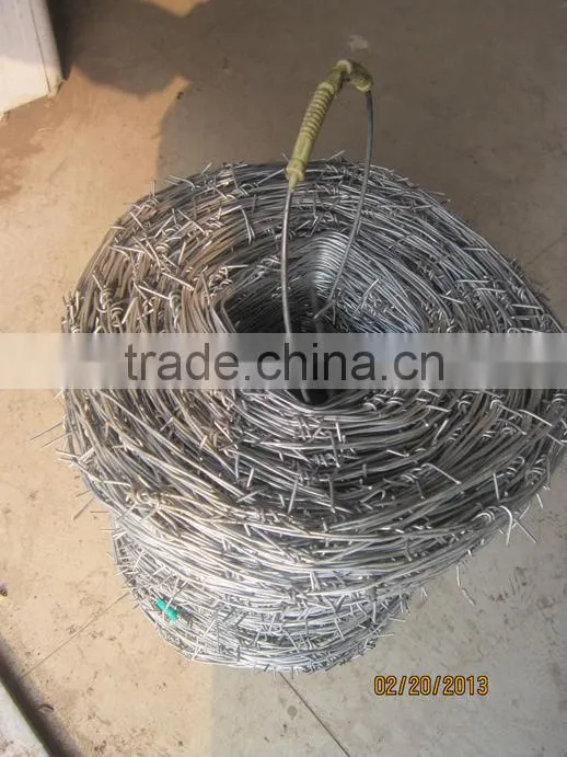 Hot-dipped galvanized Steel Barbed Wire
