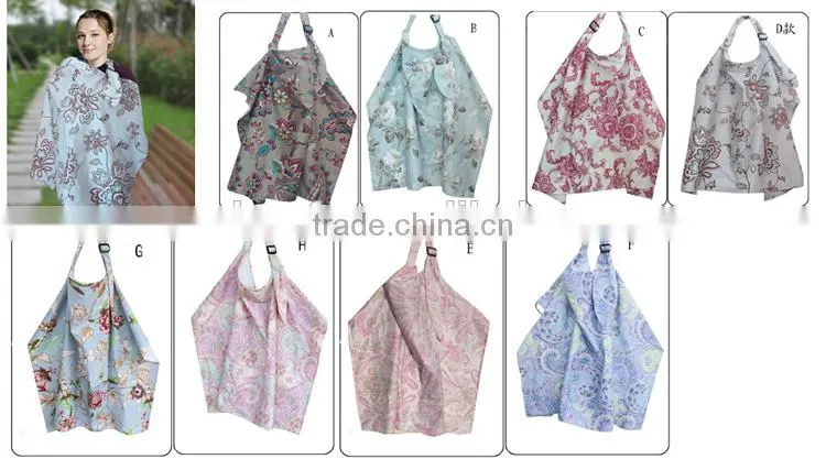 Factory direct sell ,New pattern baby nursing Cover,100% cotton nursing clothes for breastfeeding