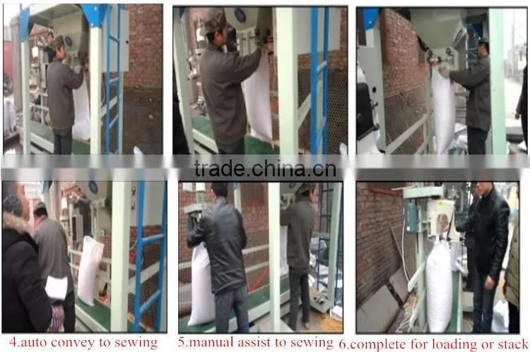bagging grain beans cereals quantitive weighing filling machine