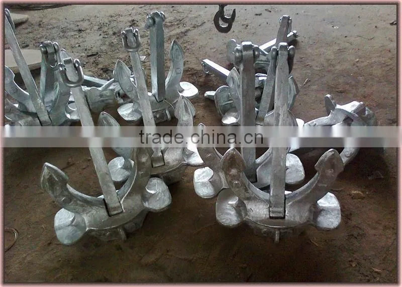 High Quality steel casting ZG200-400C Material Hall ship anchor design Ship anchor