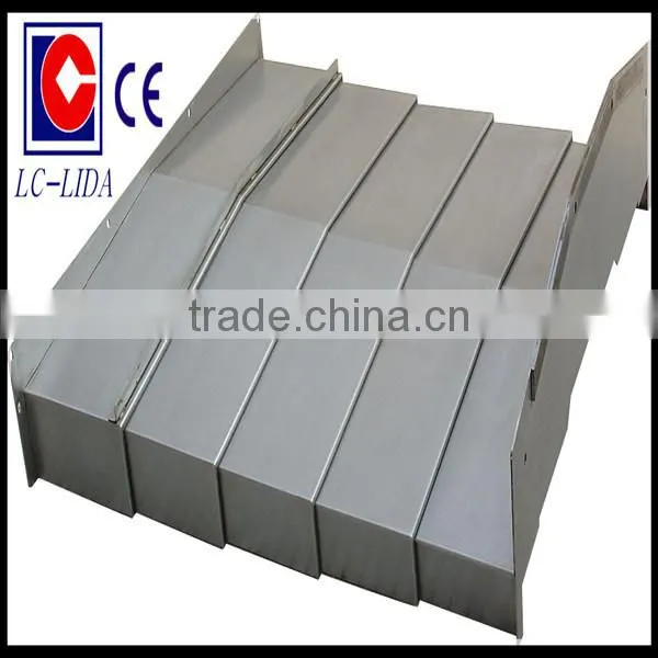 machine safety guard steel plate telescopic cover