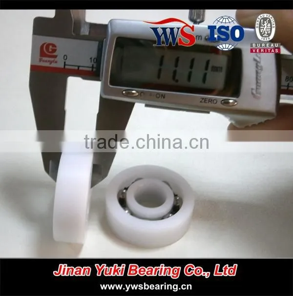 High quality 25.4*50.8*14.288mm 1641 plastic ball bearing