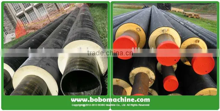 Preinsulated pipe foam injection machine