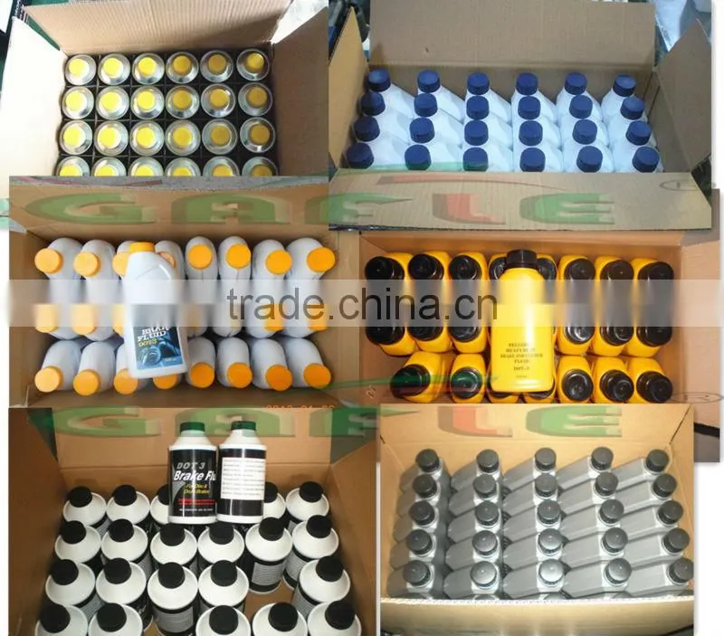 hot sell DOT3 DOT4 brake fluid