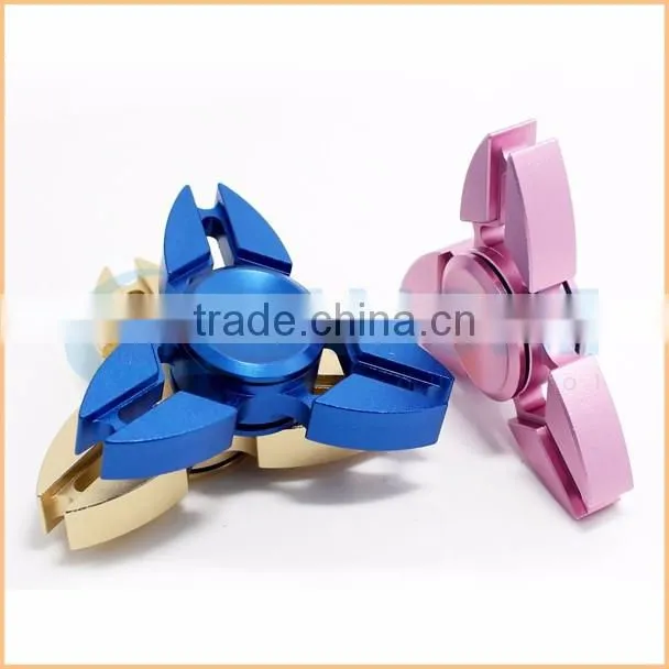 2017 New Tri-Spinner Fidgets Toys Copper triangle finger gyro