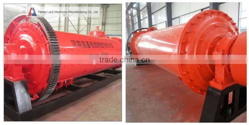 Energy saving 900*1800 small ball mill with diesel engine