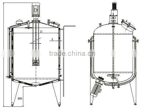 High-speed super-fine emulsification tank JFET-5
