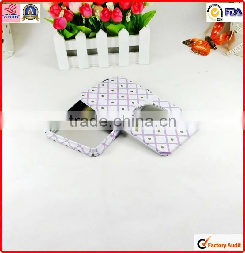 factory sale custom rectangular wholesale battery tin box