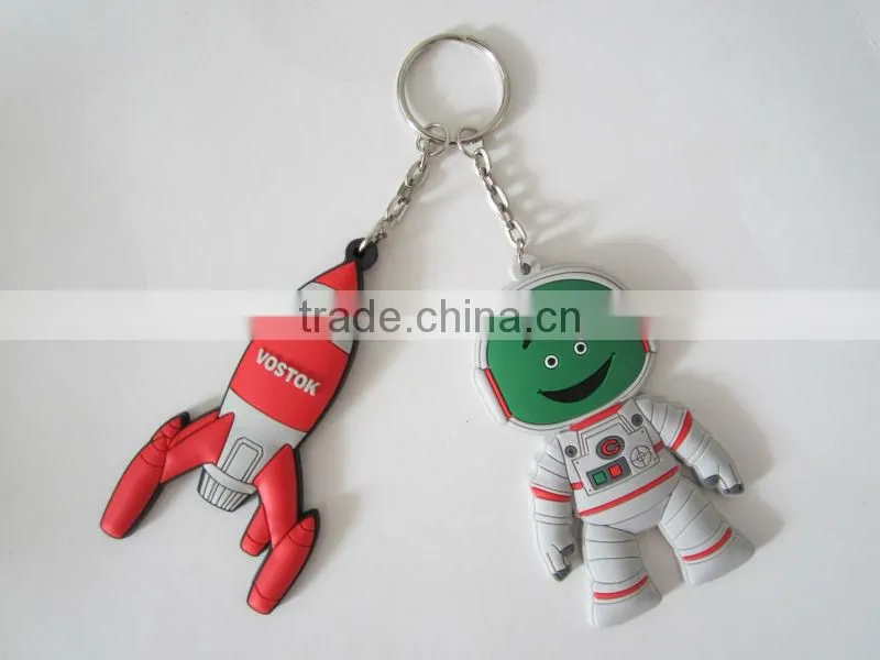 Double side pvc keychain