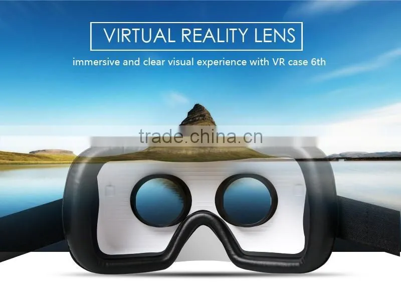 Fashion Design VR CASE 3D Glasses VR CASE 6 th Generation Headset For 3D Movies and Games