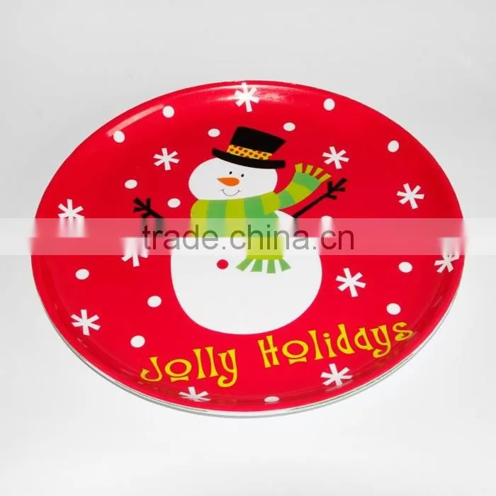 Round Plastic Plate/ PP Durable Plastic tableware / Dish