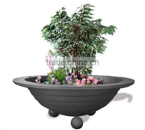 Barcelona style flower pot / ductile iron street furniture flower pot / flower pot factory