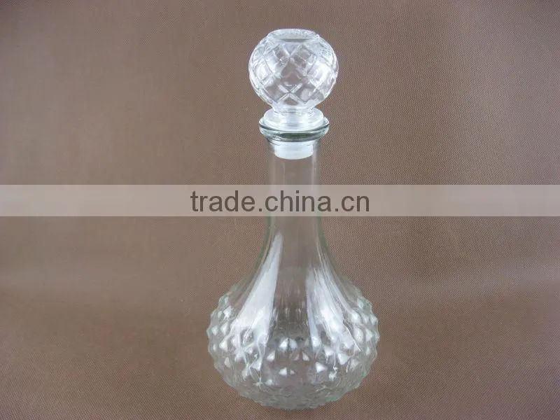 palace-shaped glass wine bottle glass decanter