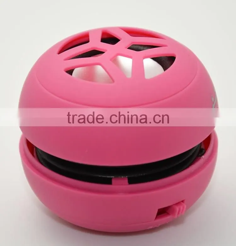 New gadget Christmas promotion gift portable laptop mini hamburger speaker