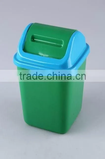 Square Plastic Trash Can/Rubbish Bin Household Garbage Can
