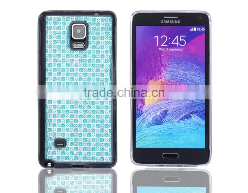 TPU new design diamond stone phone case for Samsung NOTE 4