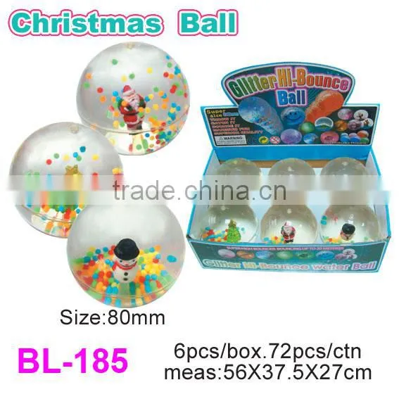 Hi Bouncing Glitter Christmas Balls