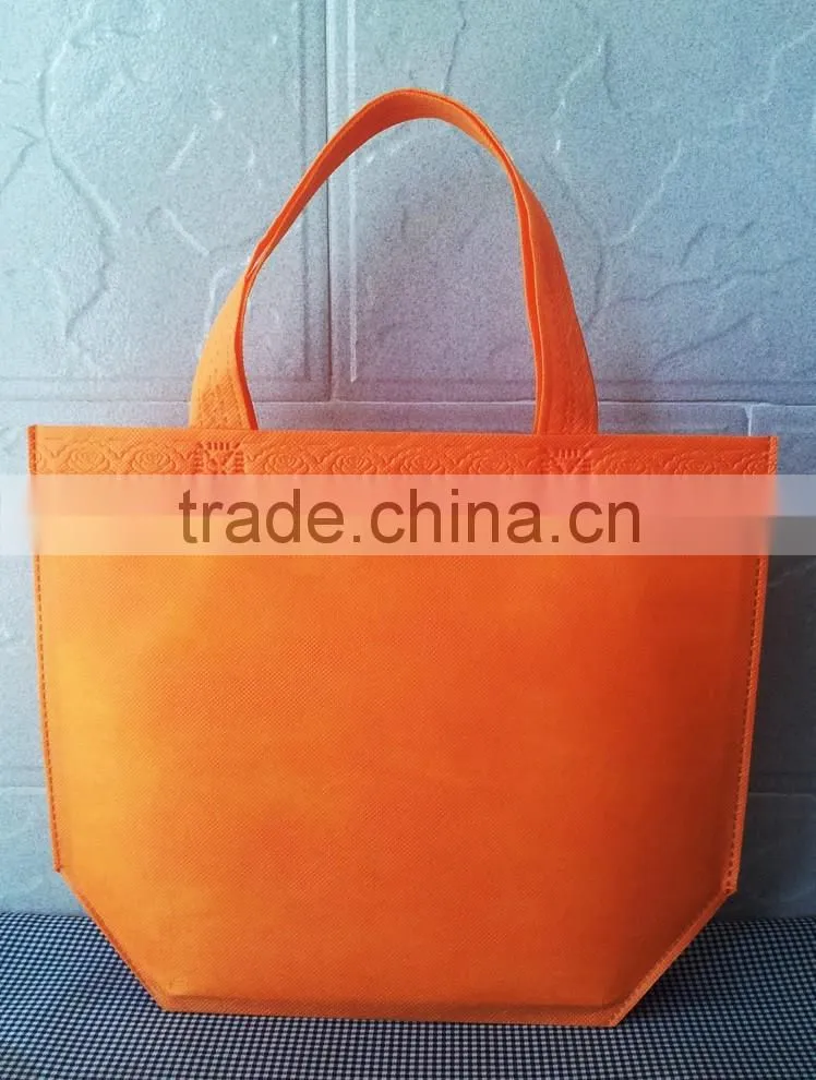 Cheap Customized LOGO Promotional Candy Color PP Non Woven Bag,Blank Non Woven Shopping Bag
