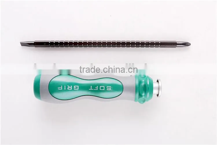 professional telescopic two-way screwdriver with double color