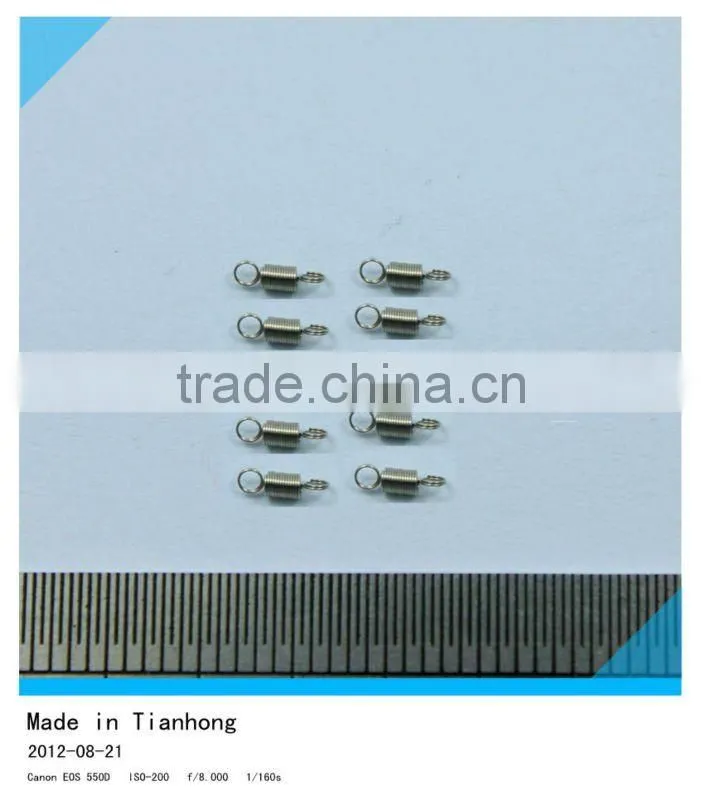 Double hook carbon steel extension springs