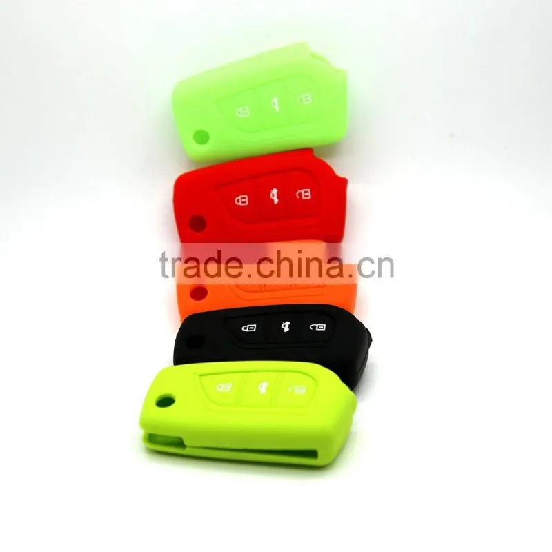 Car accessories silicone car key cover for Toyota car key shell for Lexus fob key protect case