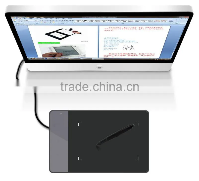 Fashion! HUION 4*2.34 Inch Portable Electronic Signature Pad with digital graphic pen