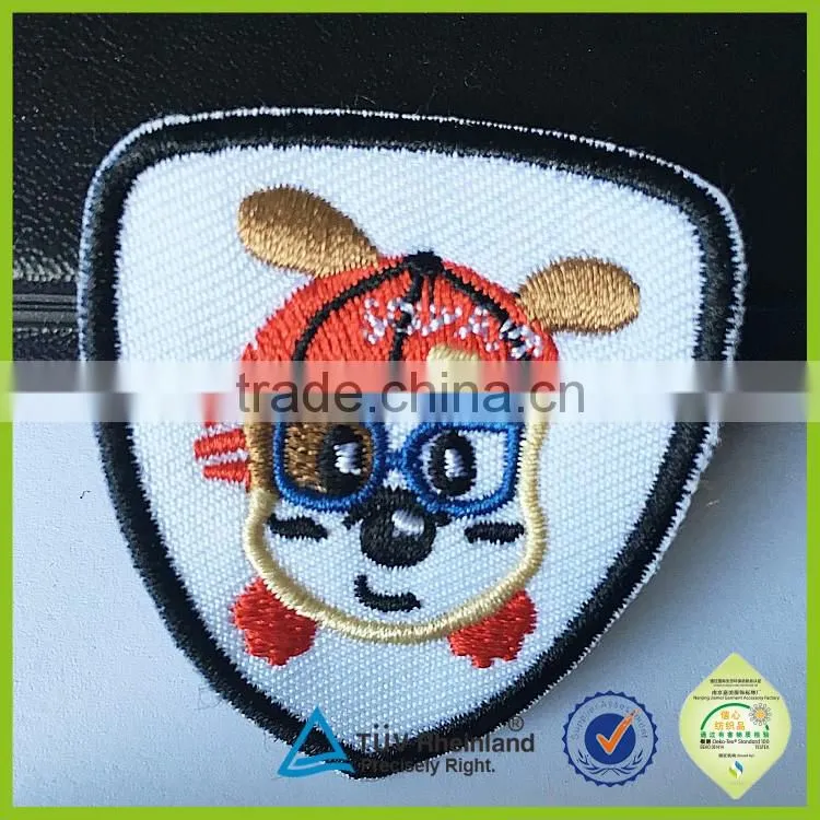 Cherry fruit felt embroidery patch