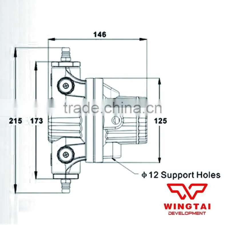 BML-5 Air Operated Single Diaphragm Pump