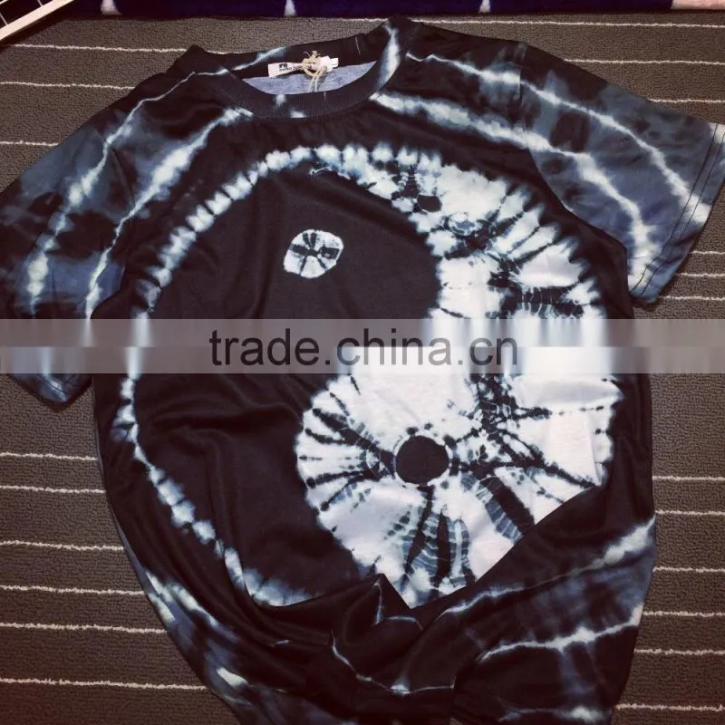 Men Tie Dye T-shirt ,rayon T-shirt, summer shirt,customized T-shirt