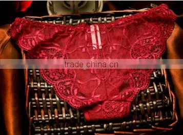 Lady transparent lace panty sexy adult woman underwear