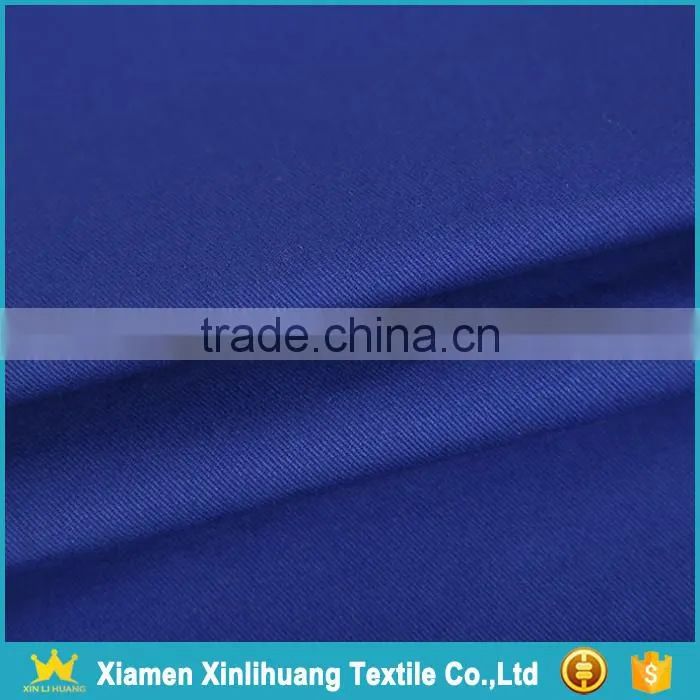 High Quality 16x12 108x56 Medium Weight Royal Blue 100 Cotton Twill Fabric