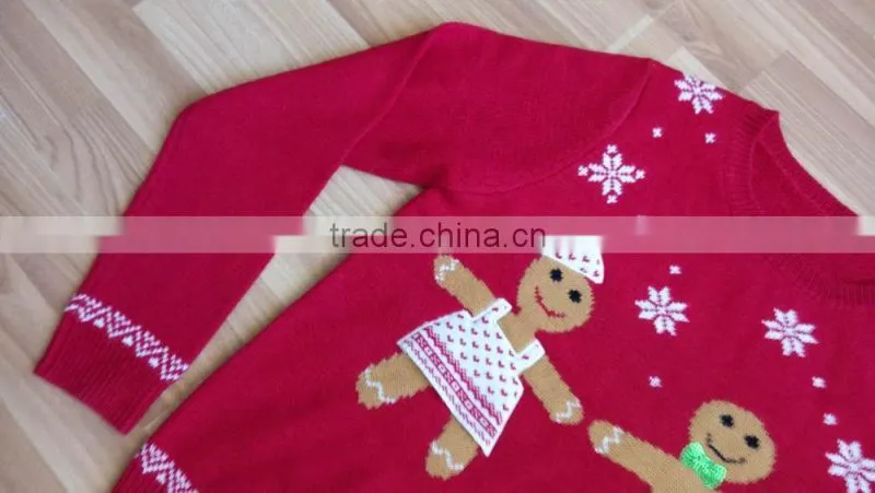 Sweater Product Type and 100%Acrylic Material CHRISTMAS JUMPER (KS012)