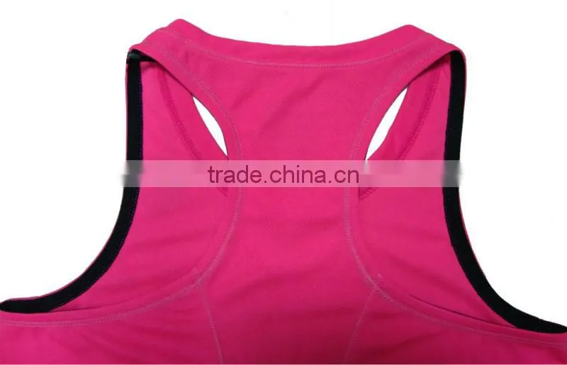 Polyester/Spandex fashion Yoga Top
