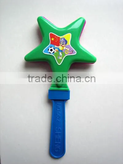 19cm Cheerful Plastic Star Clapper