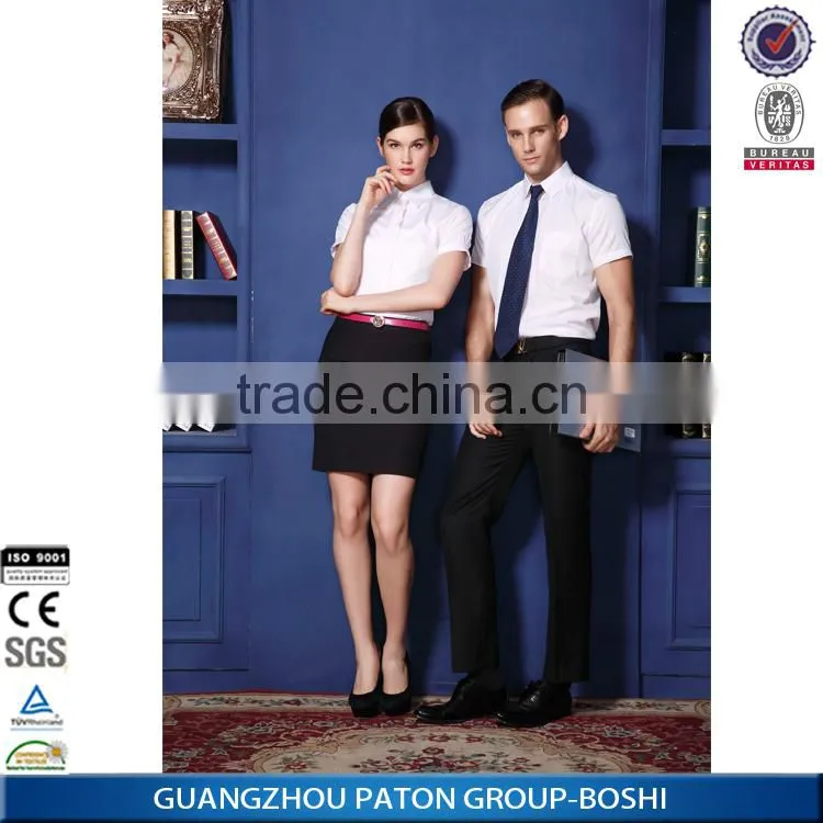 Boshi Factory Price 100% Cotton Ladies Office Shirt women shirt With OEM Service