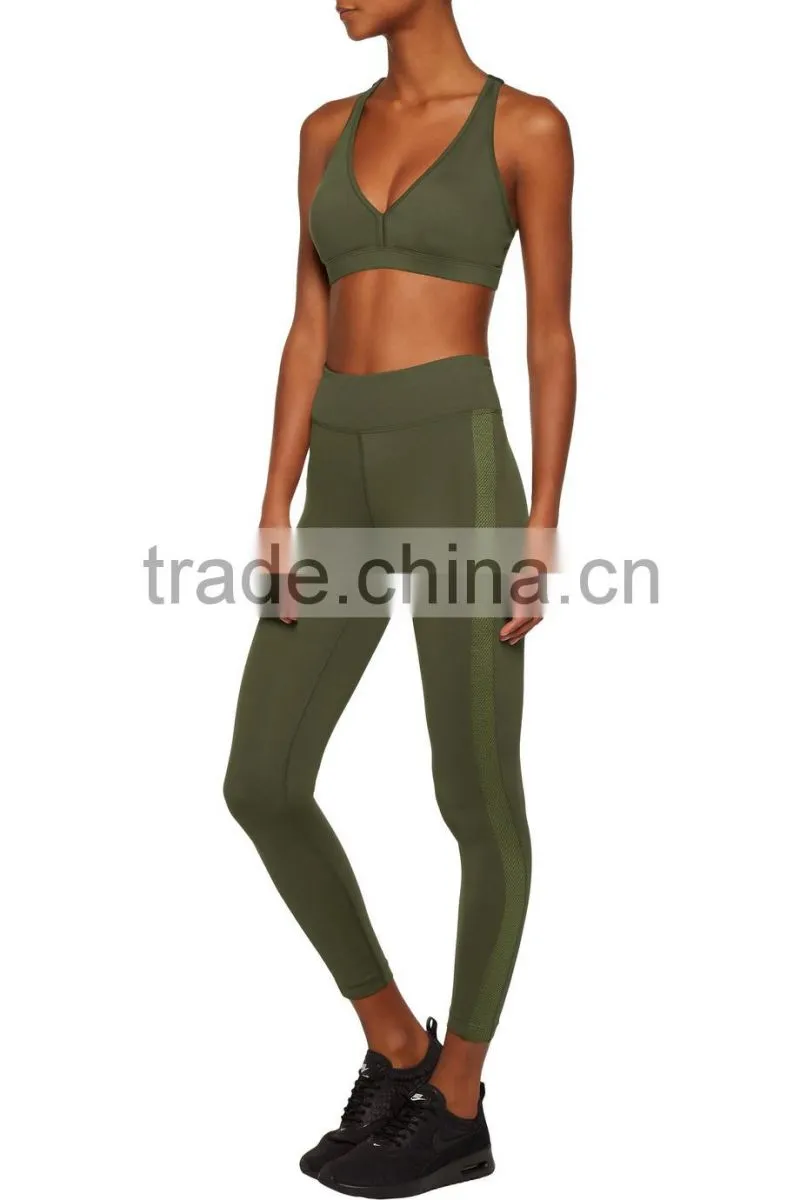 Fashionable young lady hot sexy womens sport bra ladies sexy panty and bra sets