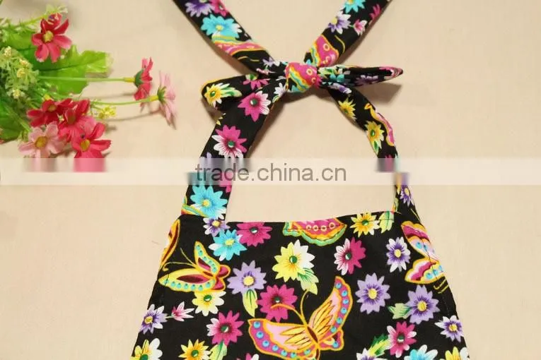 2017 Wholesale Colored Printed Flower Rompers Cotton Jumpsuit