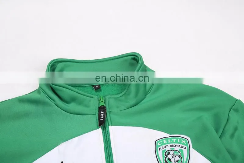 Factory price wholesale slim fit training plain fleece tracksuit