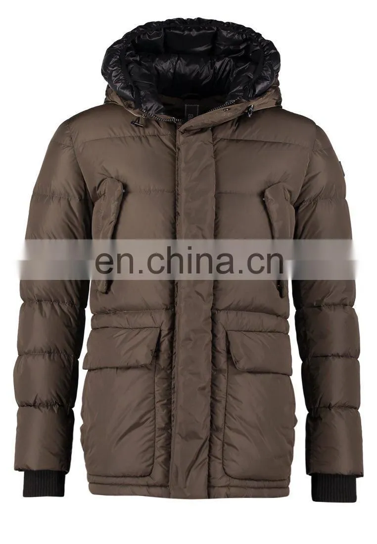 men foldable 100% polyester down jacket