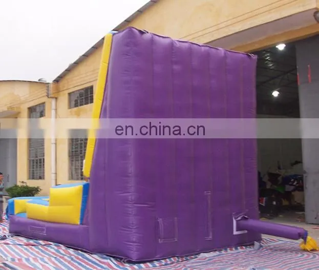 inflatable hooks & loops fastener wall, outdoor sport games equipment Inflatable Climb Sticky Wall