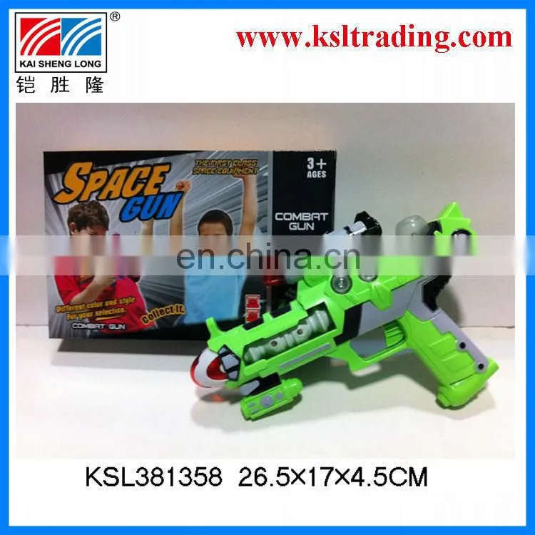 B/O gun plastic toys super space guns