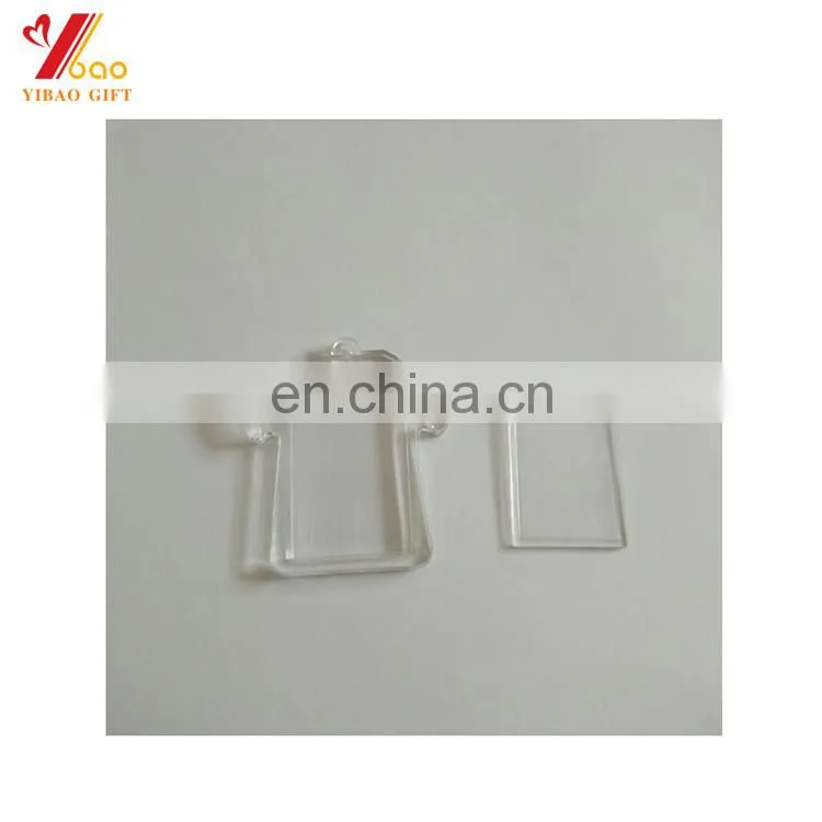 2017 Wholesale cheapest Cheap Custom Shape Blank Acrylic Keychain