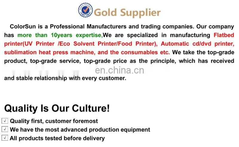 LED UV Ink for Inkjet Printer, Printing for Hard & Soft Material