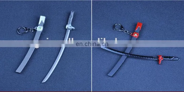 OW overwatch genji game cosplay knife keychain,movie star metal keychain