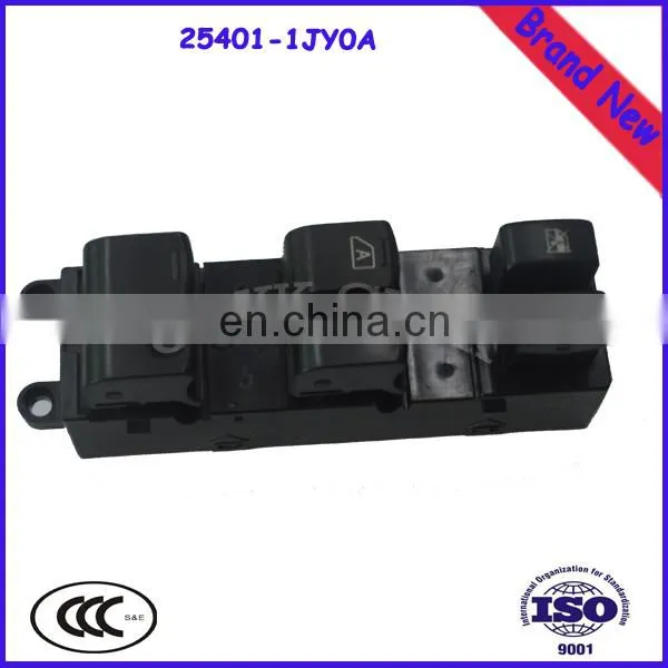 High Performance Window Lifter/Closer Master Switch For Alitima 25401-1JY0A