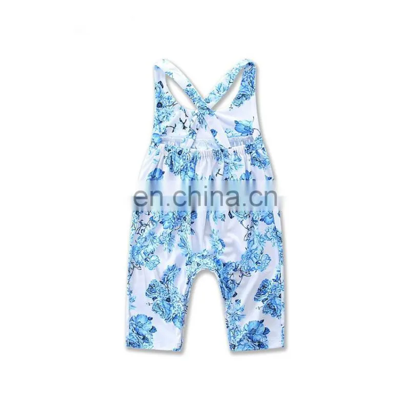Cute Infant Baby Girl Sleeveless Romper Bodysuit Summer