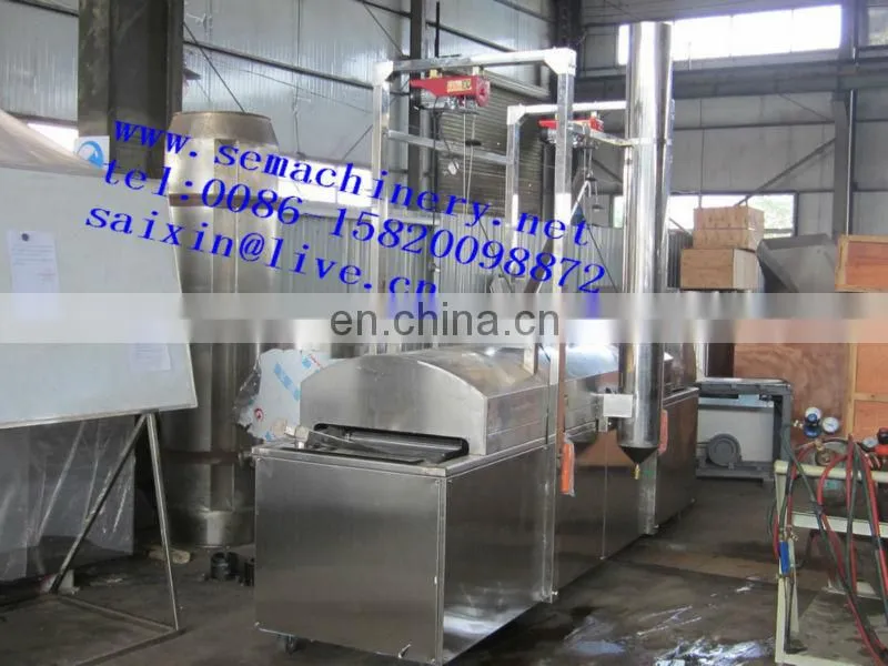large capacity fryer Beans corn curl cheetos onion banana potato chips nuts automatic frying machine