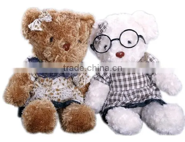 Soft knitted bunny toys