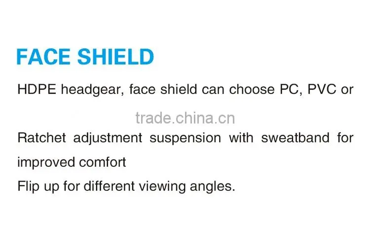 types of pmma face shields visors and protective face shield made in china WM071