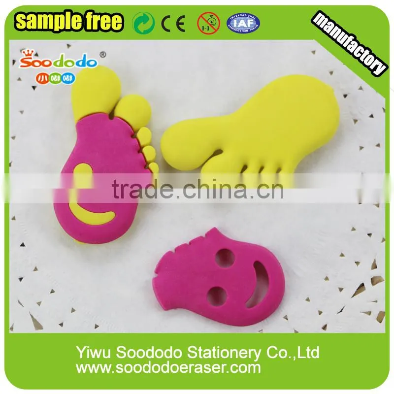 rubber 3d animal erasers cheap gifts for children